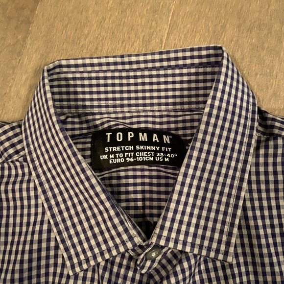 Slim Fit Topman Dress Shirt - Picture 1 of 5